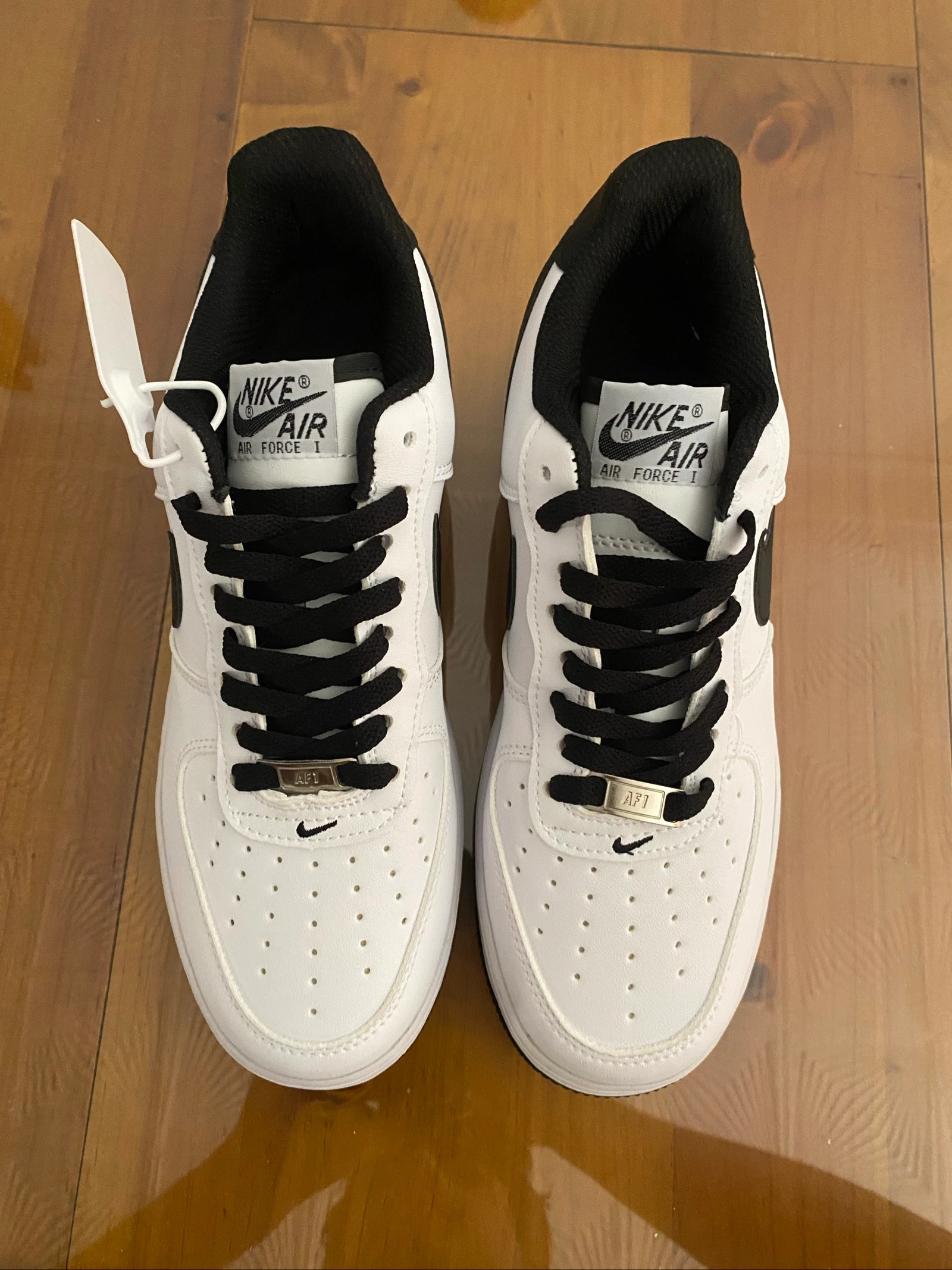 NIKE AIR FORCE 1 LOW “PANDA BLACK & WHITE” Size 41 🐼🖤✨ – photo 3